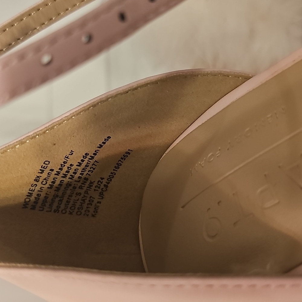 Apt. 9 Pink Feathered Heels - Picture 6 of 8